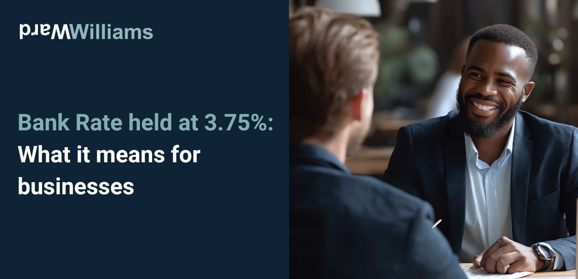 Bank Rate stays at 3.75%: What does this mean for your business?